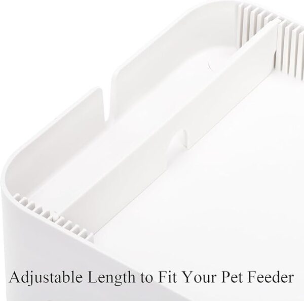 YOUEON Raised Pet Feeder Stand for Cats and Dogs Neck Health, Adjustable Height Elevated Shelf Suitable for 90% Automatic Pet Feeder & Water Dispenser, with Drawer to Stock Pet Snacks, Canned Food - Image 5