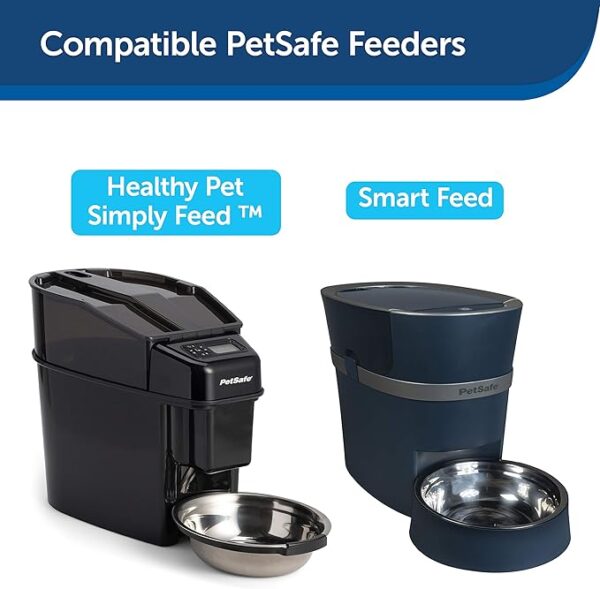 PetSafe 2-Pet Meal Splitter with Bowl - Designed for PetSafe Smart Feed and Healthy Pet Simply Feed Automatic Cat Feeder - No-Mess Food Dispensing - Includes Privacy Panel - Image 2