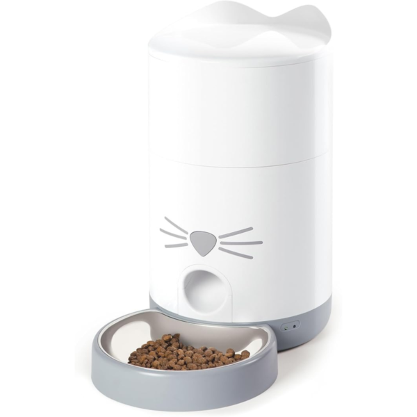 Catit - PIXI Smart Feeder - Automatic Cat Food Dispenser - Timed Pet Feeder for Cats with Dry Food Dispenser, Dessicant Bag, Portion Control, WiFi Enabled