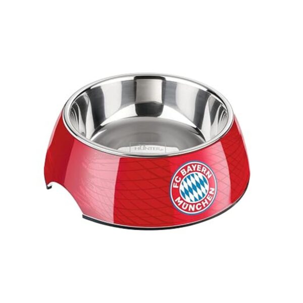 HUNTER FC Bayern Munich Melamine Feeding Bowl Drinking Bowl 350 ml Red