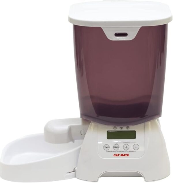 Cat Mate C3000 Automatic Dry Food 3-Meal Feeder, BPA Free for Cats & Small Dogs - Image 2