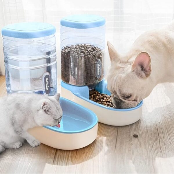 Meikuler Pets Auto Feeder 3.8L,Food Feeder and Water Dispenser Set for Small & Big Dogs Cats and Pets Animals (Blue)Meikuler Pets Auto Feeder 3.8L,Food Feeder and Water Dispenser Set for Small & Big Dogs Cats and Pets Animals (Blue) - Image 5