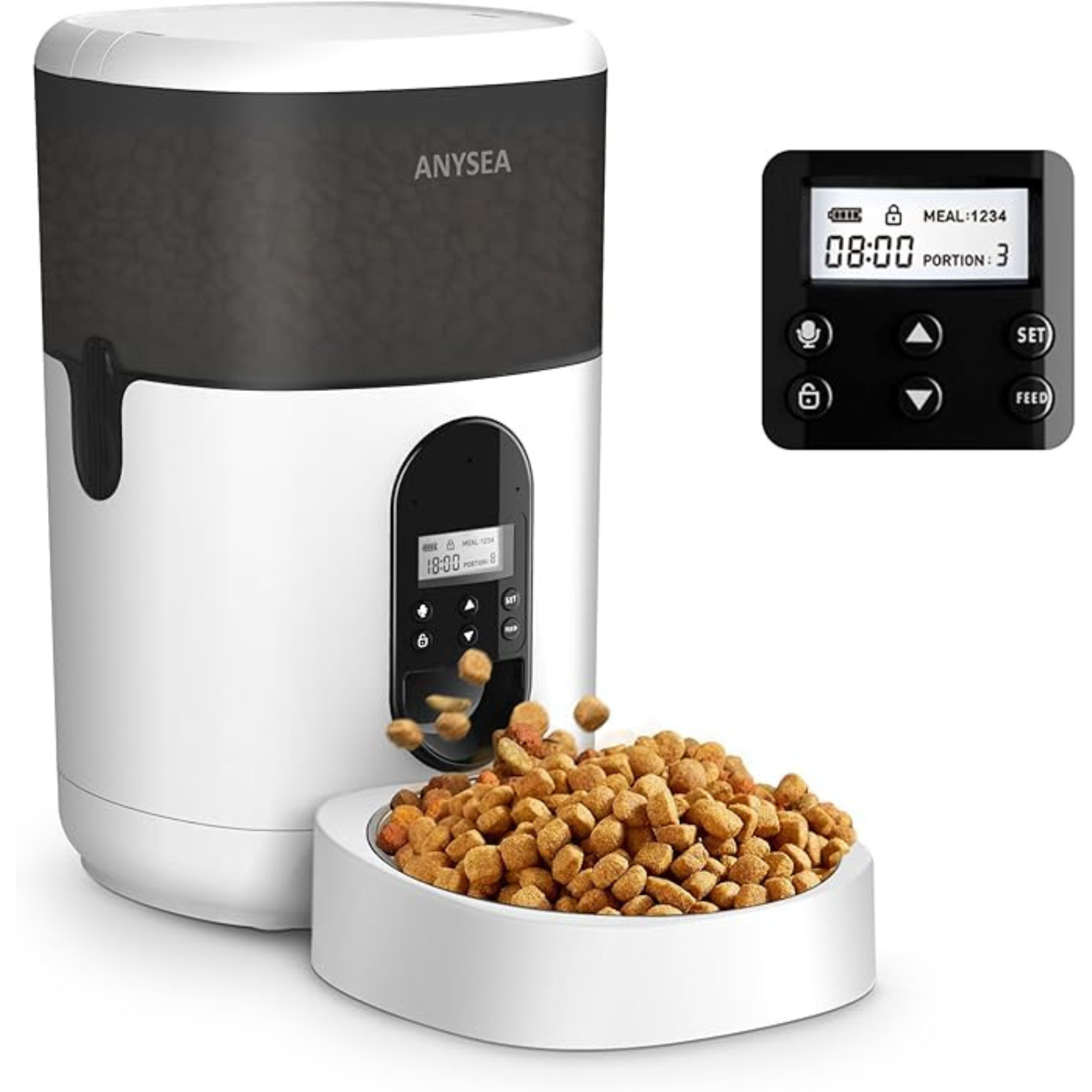 Programmable automatic cat feeder best sale