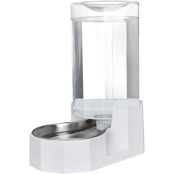 CZPET Automatic 8L Gravity Pet Water Dispenser with Stainless Steel Bowls, 100% BPA-Free,Safe and Large Capacity, Suitable for Small and Medium-Sized Cats and Dogs (8L Without Filter)