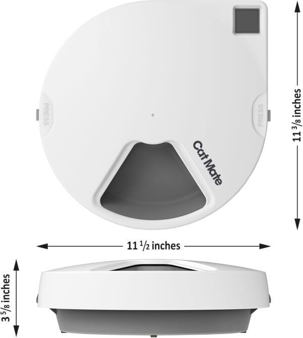 Cat Mate C500 - 5 Meal Digital Automatic Feeder with Ice Packs for Cats and Small Dogs - Image 5