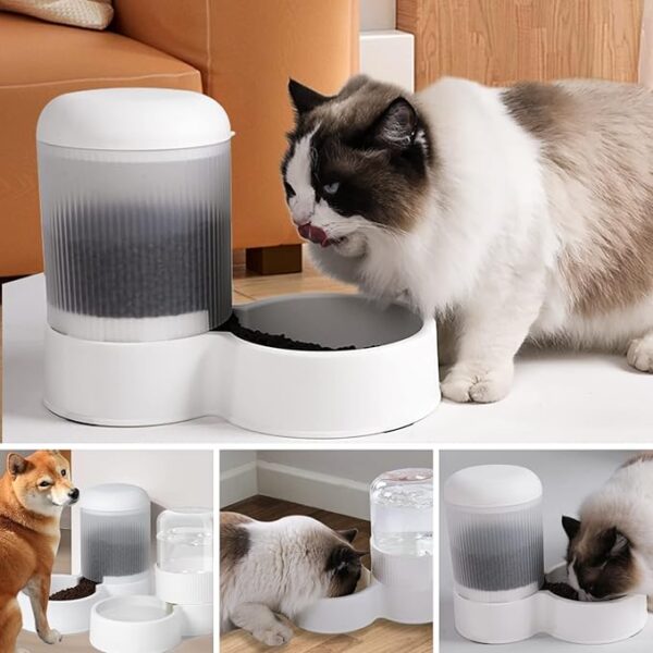 Gravity Cat Feeder with 2.8L Capacity, BPA Free, Food Grade Plastic, Automatic, Eco-Friendly - Image 6