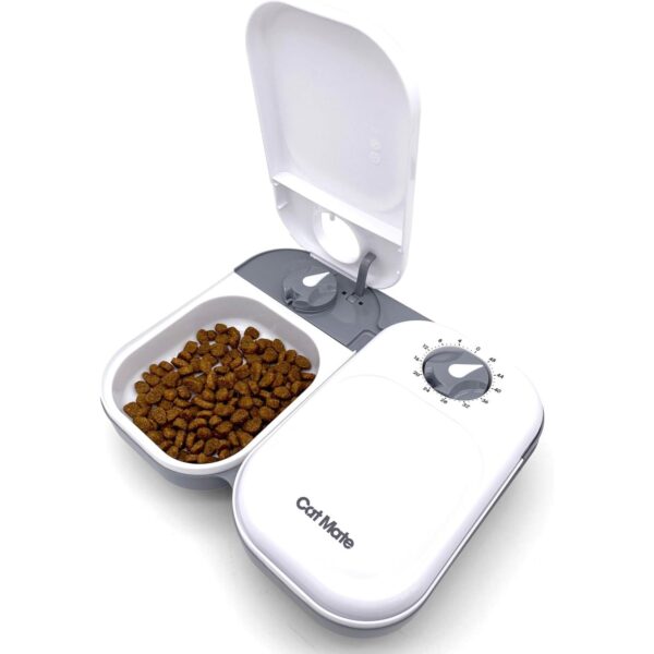 Cat Mate C200 2-Meal Automatic Pet Feeder for Cats and Small Dogs with Ice Pack