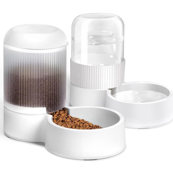 Gravity Cat Feeder with 2.8L Capacity, BPA Free, Food Grade Plastic, Automatic, Eco-Friendly