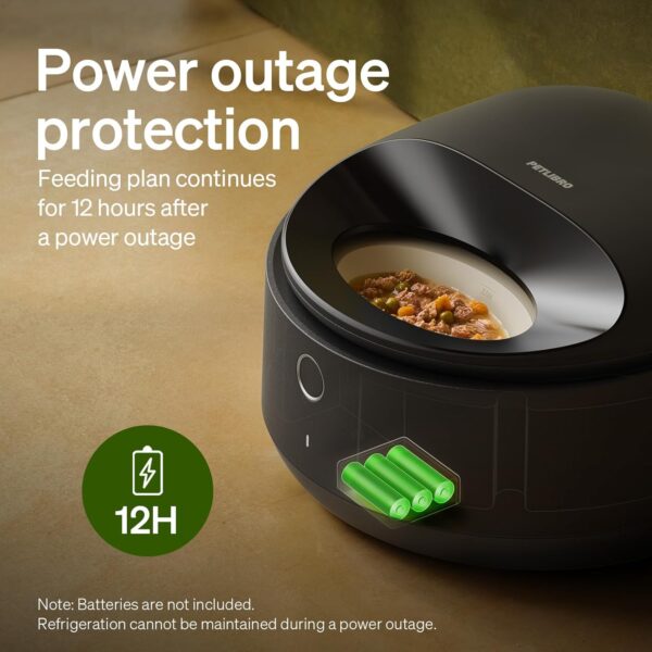 PETLIBRO Automatic Cat Feeder Wet Food Refrigerated New Upgraded APP Control,3 Days Freshness 3 Meals,Semiconductor Cooling&Quick Chills Wet Food Dispenser,Polar WiFi Timed Auto Pet Feeder for Cat Dog - Image 2