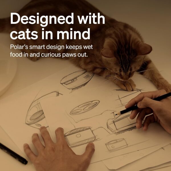 PETLIBRO Automatic Cat Feeder Wet Food Refrigerated New Upgraded APP Control,3 Days Freshness 3 Meals,Semiconductor Cooling&Quick Chills Wet Food Dispenser,Polar WiFi Timed Auto Pet Feeder for Cat Dog - Image 11