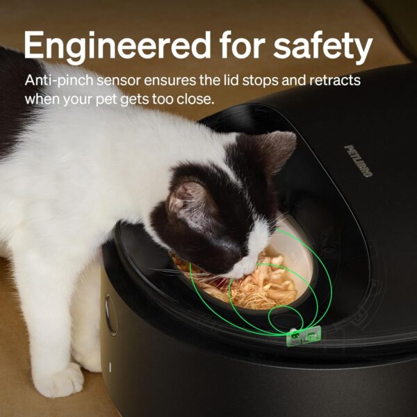PETLIBRO Automatic Cat Feeder Wet Food Refrigerated New Upgraded APP Control,3 Days Freshness 3 Meals,Semiconductor Cooling&Quick Chills Wet Food Dispenser,Polar WiFi Timed Auto Pet Feeder for Cat Dog - Image 4